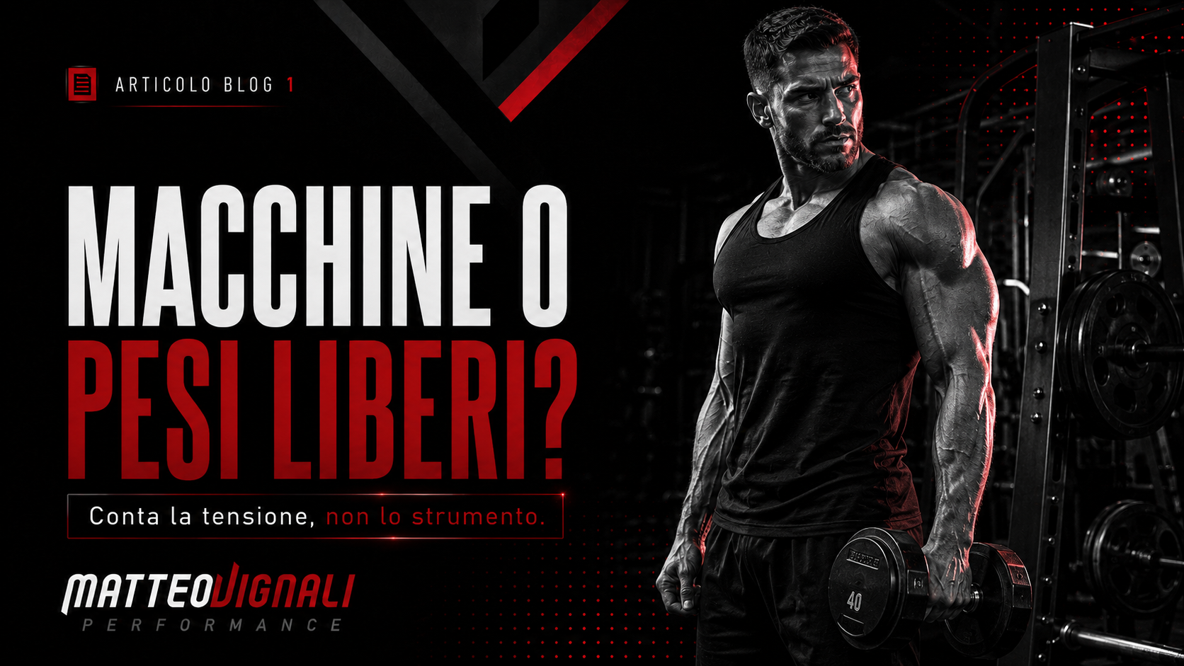 Macchine o pesi liberi: cosa fa crescere di più?