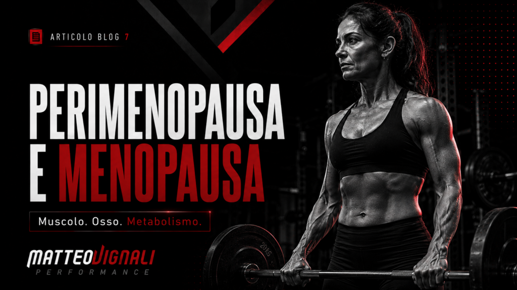 Perimenopausa e menopausa: allenamento della forza