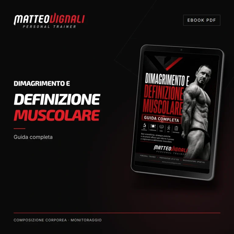 Copertina Dimagrimento e Definizione Muscolare — Guida Completa
